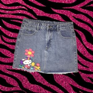 Hello Kitty Denim Skirt